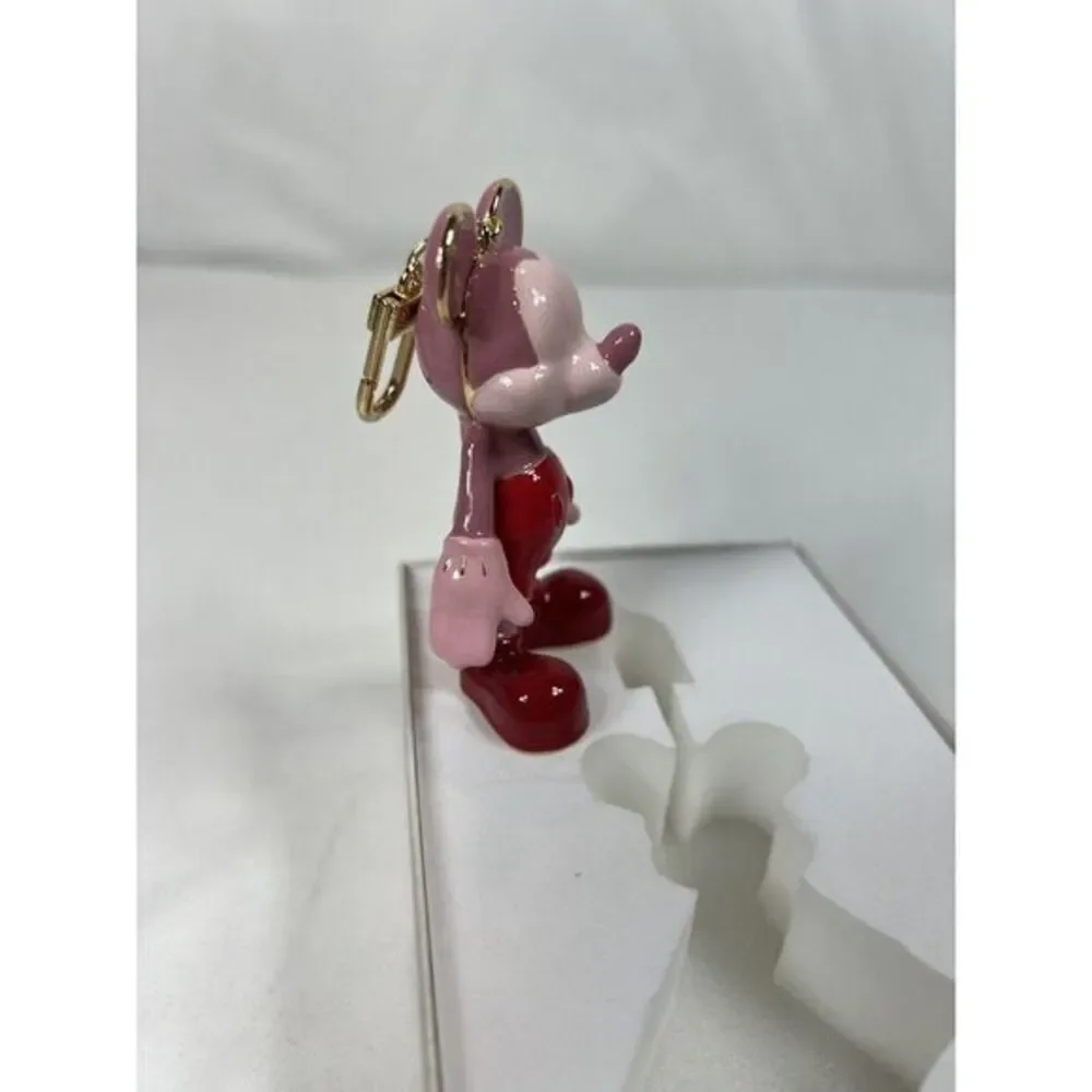 BAUBLEBAR x Disney Mickey Mouse‎ Bag Charm Fob Key Chain Red & Pink Acrylic